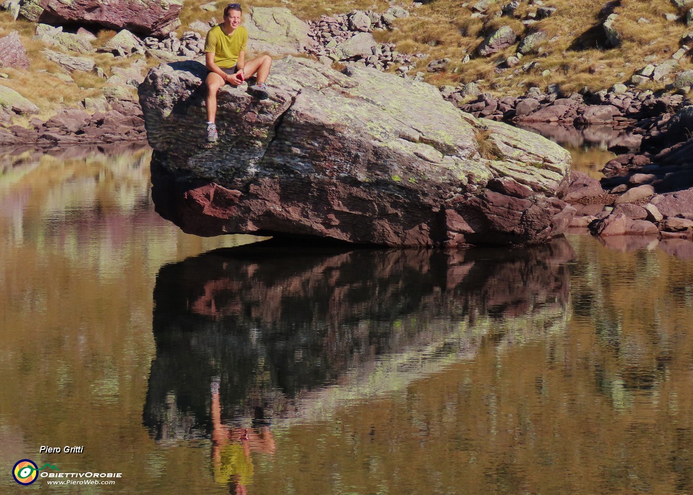 16 Sul roccione del Lago di Pietra Quadra.JPG